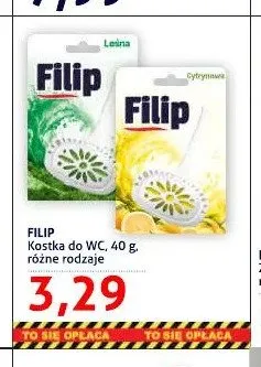 Kostka do WC Filip promocja w Blue Stop