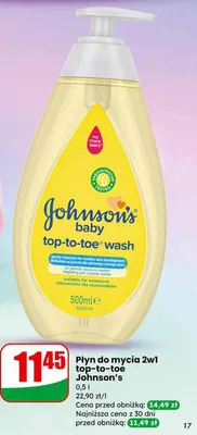 Płyn do mycia 2w1 top-to-toe promocja w Dino