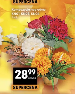 Kompozycja nagrobna KN04 promocja w Delikatesy Centrum