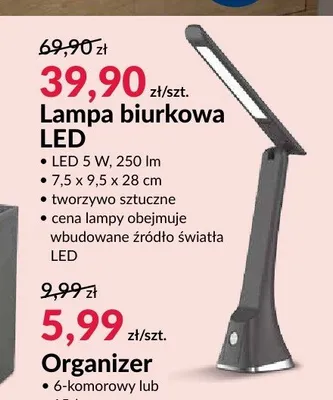 Lampa biurkowa LED promocja w Salony Agata