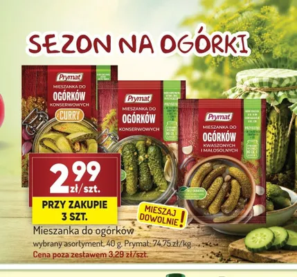 Mieszanka do ogórków konserwowych Curry Prymat promocja w Avita