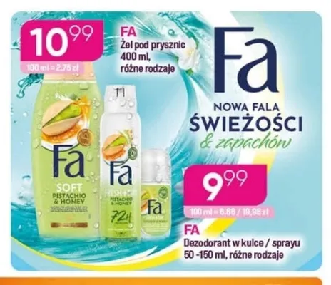 Żel pod prysznic Fa promocja w Drogerie Koliber