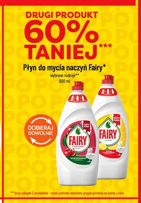 Płyn do mycia naczyń Fairy Cytryna promocja w POLOmarket