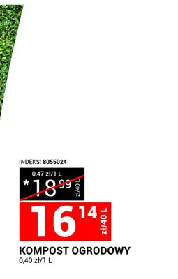 Kompost ogrodowy promocja w Merkury Market
