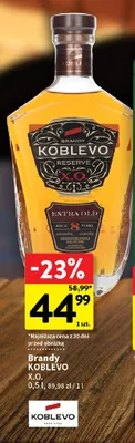 Brandy Koblevo X.O. promocja w Intermarche