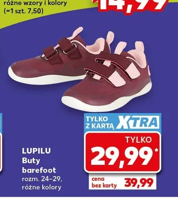 Buty dziecięce barefoot Lupilu promocja w Kaufland