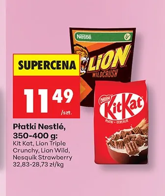 Płatki śniadaniowe Nesquik Strawberry Nestlé promocja w Biedronka