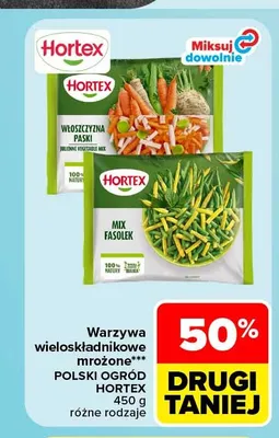 Włoszczyzna paski mrożona Polski Ogród Hortex promocja w Carrefour