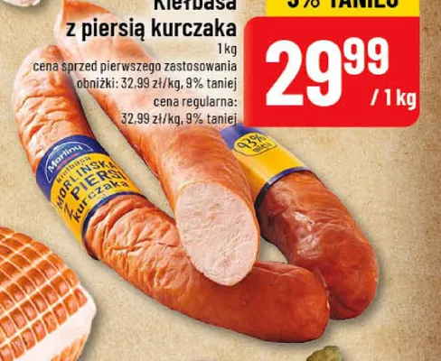 Kiełbasa z piersią kurczaka Morliny promocja w POLOmarket