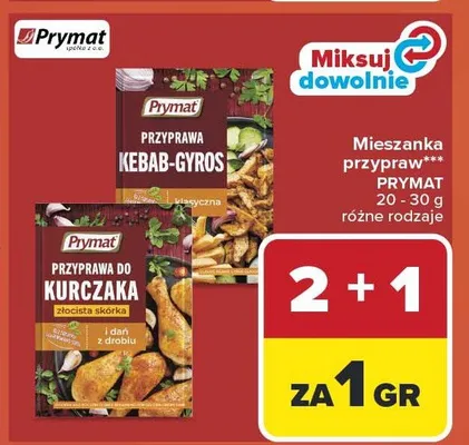 Mieszanka przypraw do kurczaka promocja w Carrefour Market