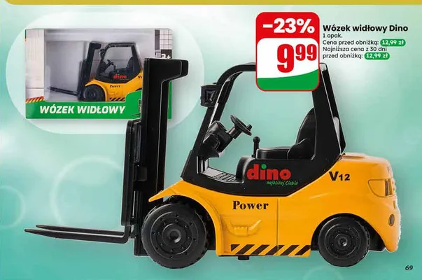 Wózek widłowy Dino promocja w Dino