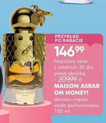 Damsko-męska woda perfumowana Oh Honey! promocja w Super-Pharm