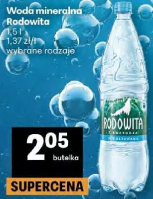 Woda mineralna promocja w Delikatesy Centrum