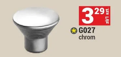 Gałka G027 chrom promocja w Merkury Market
