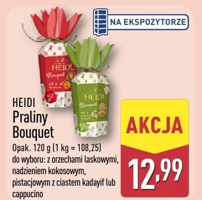 Praliny Bouquet z nadzieniem kokosowym promocja w Aldi