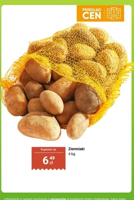 Ziemniaki 4 kg promocja w Dino