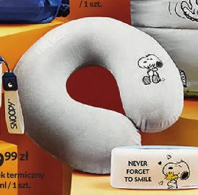 Poduszka podróżna Snoopy promocja w Empik