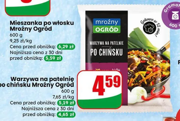 Mieszanka po włosku Mrożny Ogród promocja w Dino
