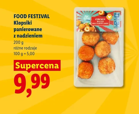 Klopsiki panierowane z nadzieniem Food Festival promocja w Lidl