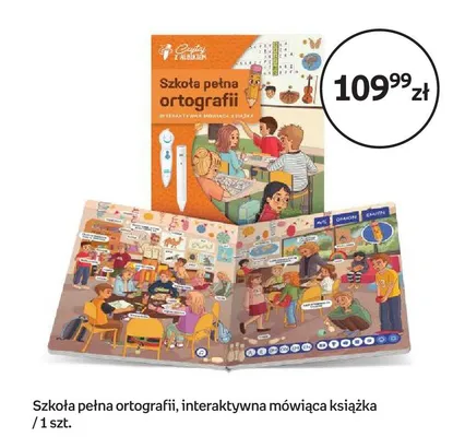 Szkoła pełna ortografii Czytaj z Albikiem interaktywna mówiąca książka promocja w Empik