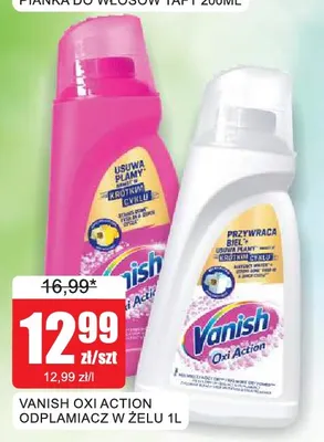 Odplamiacz w żelu Vanish Oxi Action promocja w Bingo