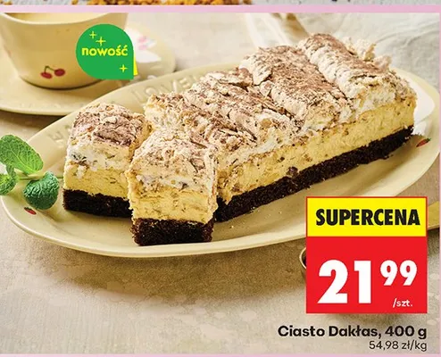 Ciasto Daklas promocja w Biedronka