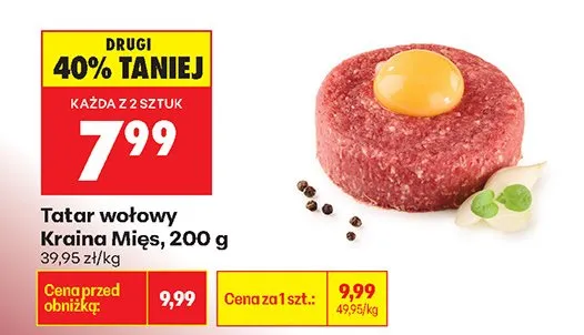 Tatar wołowy promocja w Biedronka