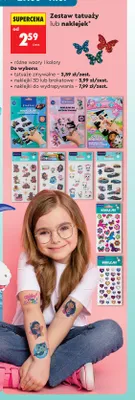 Zestaw naklejek 3D Starpak promocja w Biedronka