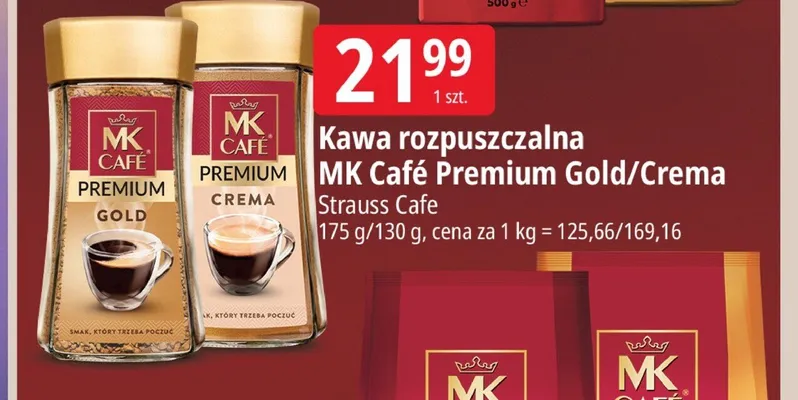 Kawa rozpuszczalna MK Café promocja w Leclerc