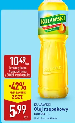 Olej rzepakowy promocja w Aldi