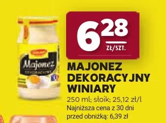 Majonez dekoracyjny Winiary promocja w Stokrotka