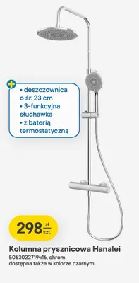 Kolumna prysznicowa Hanalei chrom promocja w Castorama