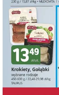 Gołąbki Taurus promocja w Marketvita