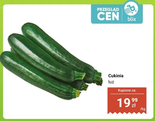 Cukinia luz promocja w Dino