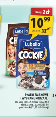 Płatki śniadaniowe Cookie Lubella promocja w Arhelan