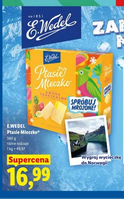 Ptasie Mleczko E.Wedel Owoce Tropikalne E. Wedel promocja w Lidl