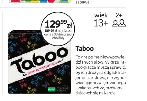 Gra Taboo promocja w Empik