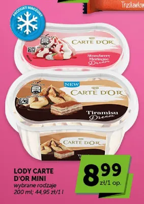 Lody CARTE D'OR Mini promocja w Groszek