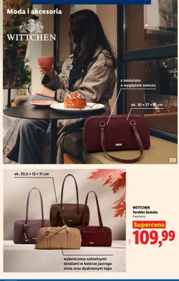 Torebka damska Wittchen promocja w Lidl