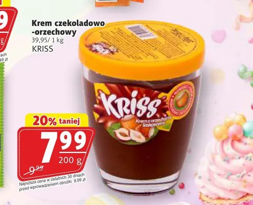 Krem czekoladowo-orzechowy Kriss promocja w Prim Market