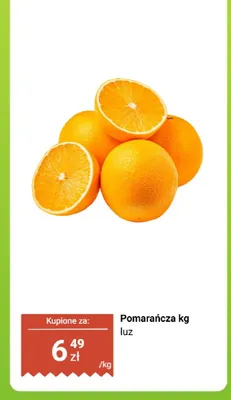 Pomarańcza luz promocja w Dino