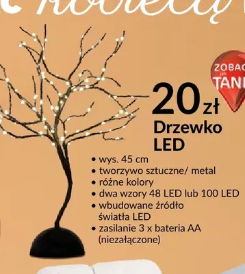 Drzewko LED promocja w Salony Agata