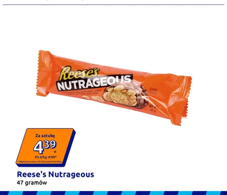 Baton Reese's Nutrageous promocja w Action