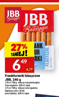 Frankfurterki klasyczne promocja w Twój Market