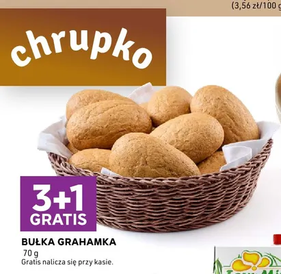 Bułka grahamka Chrupko promocja w Stokrotka