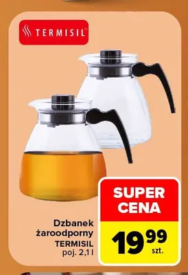 Dzbanek żaroodporny Termisil 2,1 l promocja w Carrefour