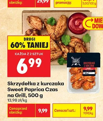 Skrzydełka z kurczaka Sweet Paprica Czas na Grill promocja w Biedronka