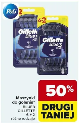 Maszynki do golenia Blue3 Plus promocja w Carrefour Market