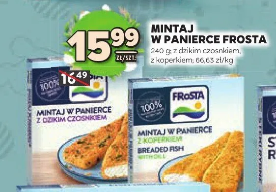 Mintaj w panierece promocja w Stokrotka