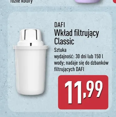 Wkład filtrujący Dafi Classic promocja w Aldi